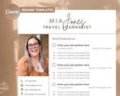 Mia Jones | 2 page resume | One page resume | CV Template professional (including Cover letter & Reference)