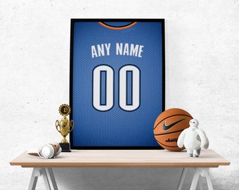Okc Thunder Decor Etsy