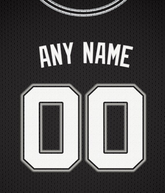 personalized spurs jersey