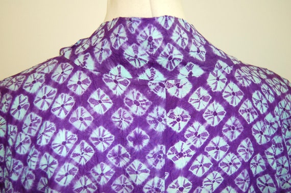 Shibori Lines Pashmina - Taupe/Plum main image 0