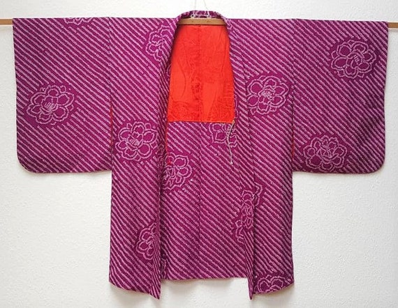 Kimono jacket /1910's~20's antique shibori KIMONO… - image 1
