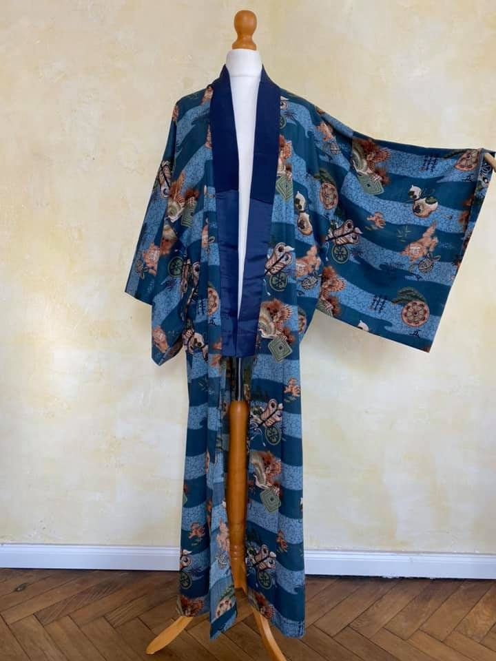 Striped Kimono - Etsy