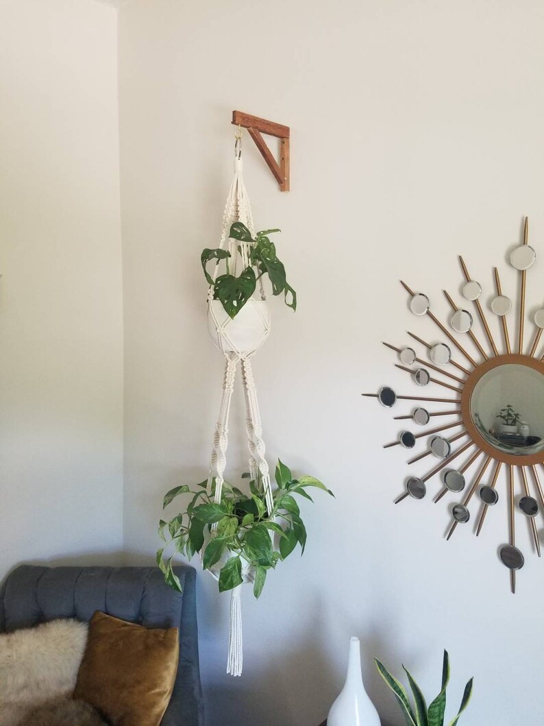 Double Macramé Plant Hanger - Etsy
