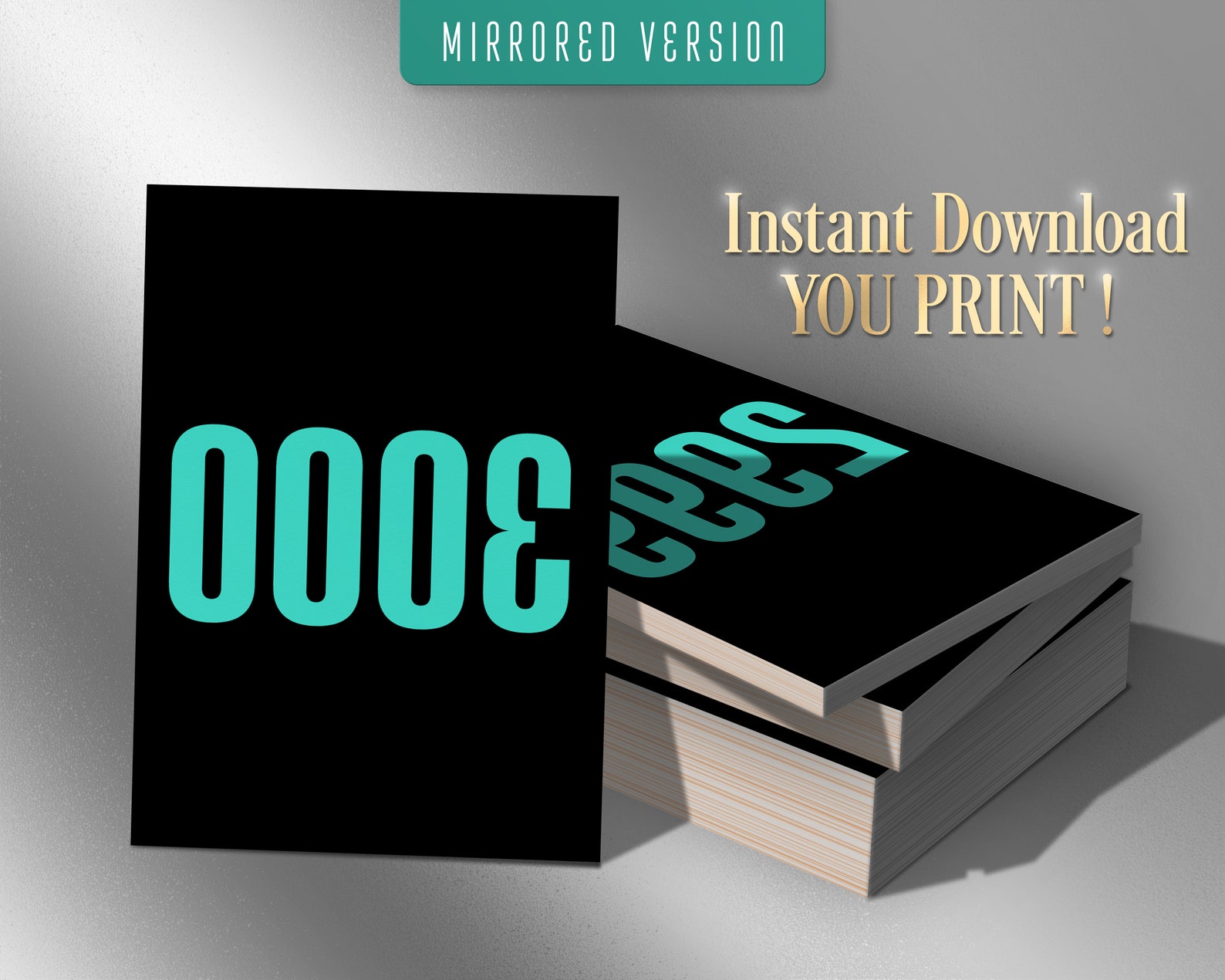 3000 Printable Facebook Live Numbers, Facebook Live Number Cards, Sale ...