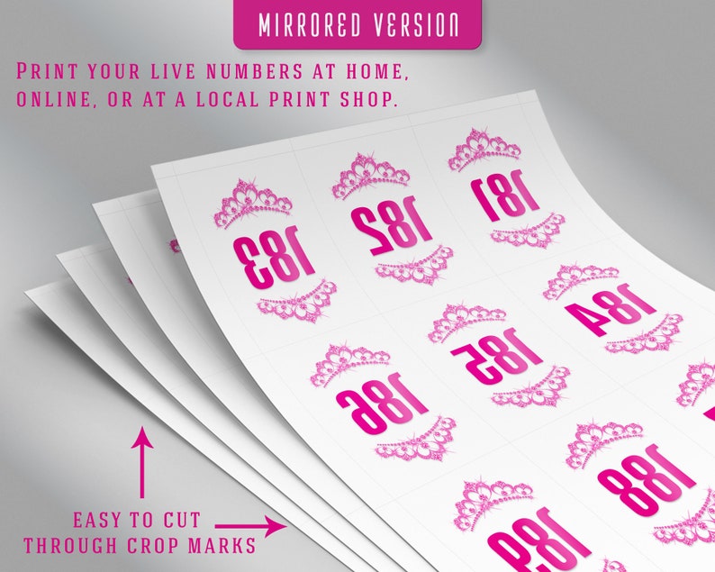 Live Sale Numbers Facebook Live Numbers Live Numbers - Etsy
