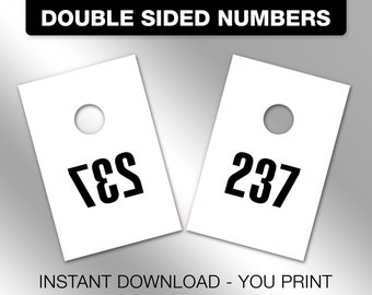 mirror image numbers etsy
