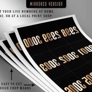 3000 Printable Facebook Live Numbers Facebook Live Number - Etsy