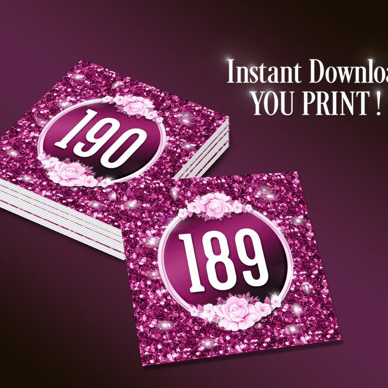 Paparazzi Numbers - Etsy