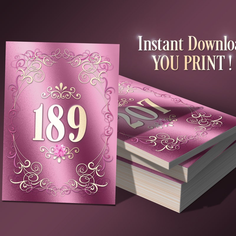 Paparazzi Numbers - Etsy