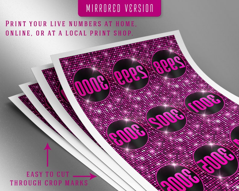 3000 Printable Facebook Live Numbers Live Cards Live Sale - Etsy