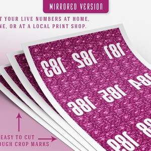 Facebook Live Number Cards, Facebook Live Numbers, Live Number Tags ...
