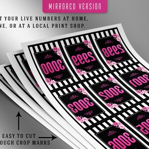 3000 Printable Facebook Live Numbers, Facebook Live Number Cards, Sale ...