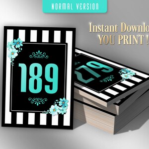 Facebook Live Numbers, Facebook Live Number Cards, Sale Tags, Normal ...