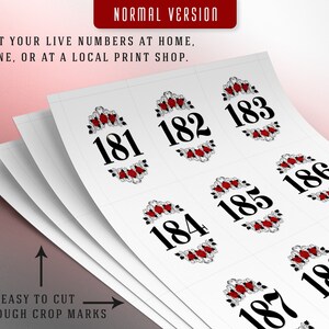 Roses Facebook Live Sale Numbers, Live Tags, Printable Facebook Live ...