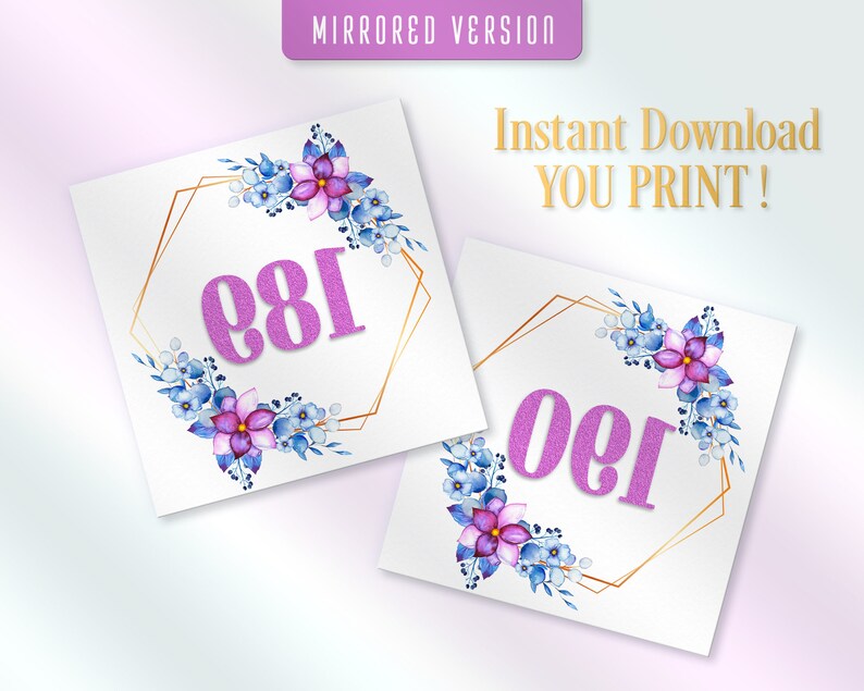 Pink Flowers Facebook Live Sale Numbers Tagsprintable - Etsy