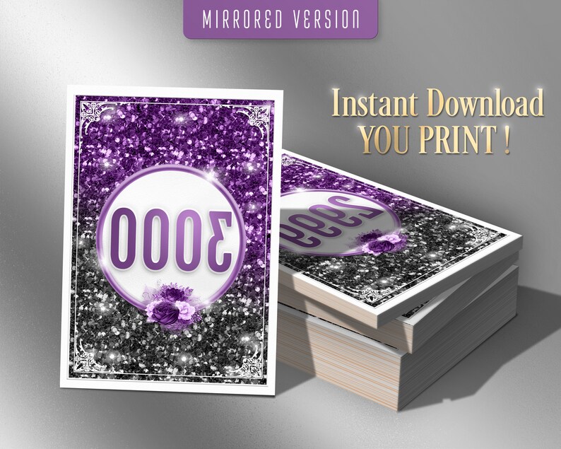 3000 Printable Facebook Live Numbers Sale Tags Cards Normal - Etsy
