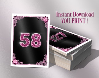 3000 Printable Facebook Live Numbers Facebook Live Number - Etsy