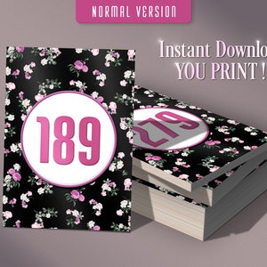 Floral Facebook Live Sale Numbers, Live Tags, Printable Live Number ...