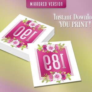 Live Sale Number Tags Facebook, Square Live Tags, Printable Facebook ...
