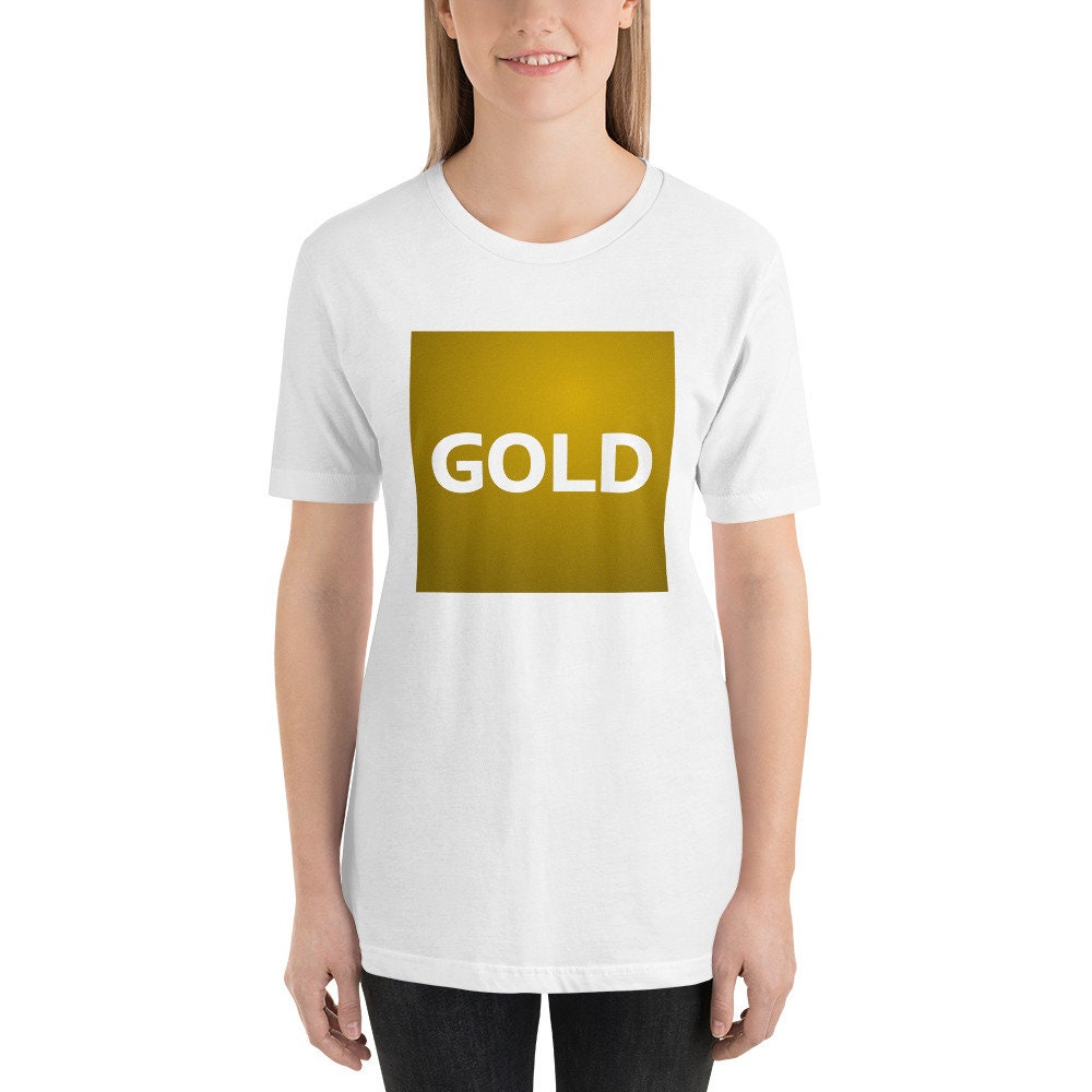 Gold-print Tee - New Horizons Unisex T-shirt - Etsy