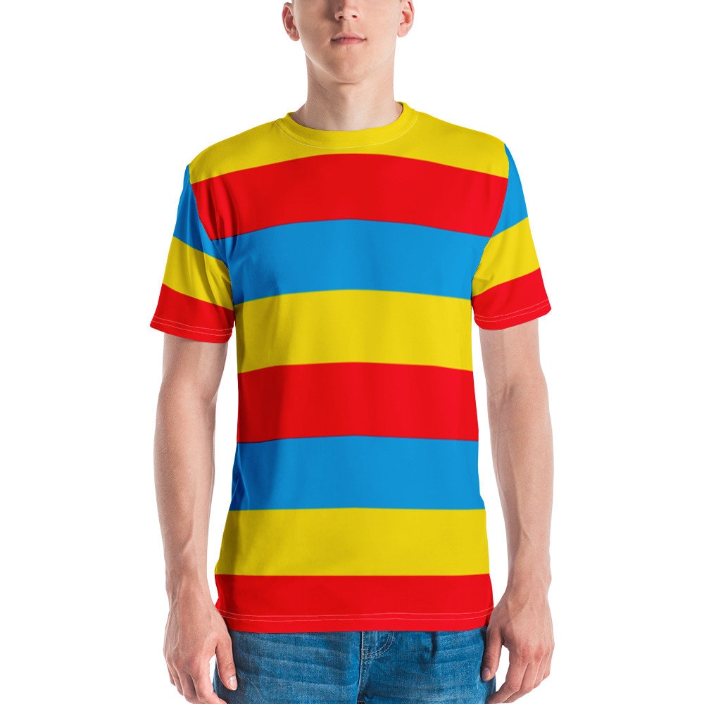 Red blue 2025 yellow shirt