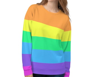 Mabel Rainbow Stripes - Gravity Falls Unisex Sweatshirt
