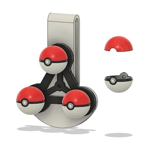 Sword and Shield Ball Holder 3D Model Print Files - STL, OBJ, FBX