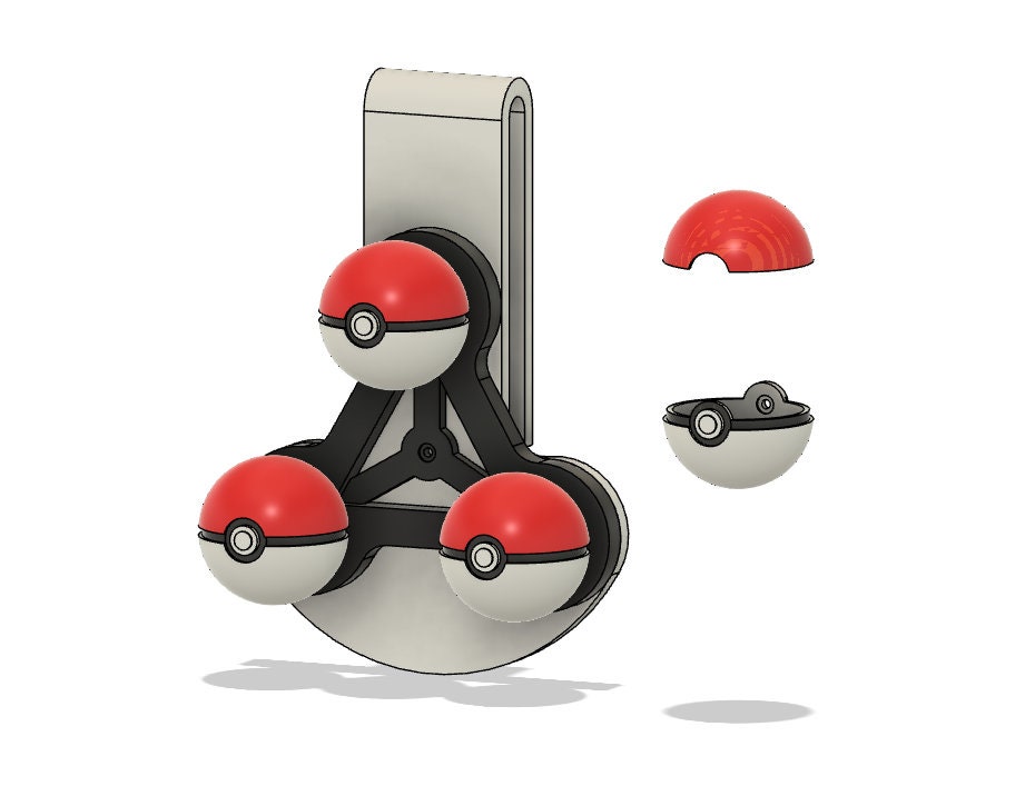 3D file Pencil Holder Pokeball ✏️・3D printer model to download