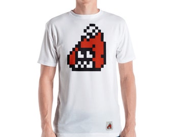8-Bit Fishfry camiseta de hombre rojo