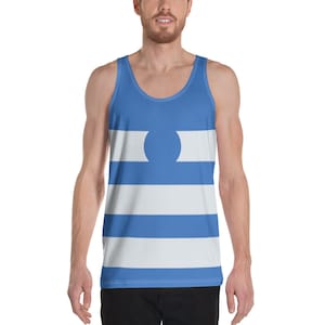 Hero Stripes – Alolan Ash Unisex Tank Top