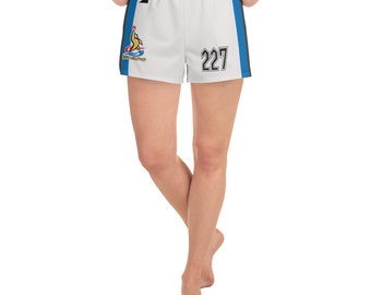 Gloria Gym Challenger - Pantalones cortos para mujer de espada y escudo