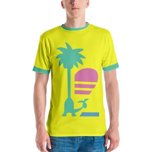 Dexio Tropical - Sun and Moon Men&#39;s T-Shirt
