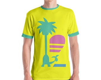 Dexio Tropical - Sun and Moon Men's T-Shirt