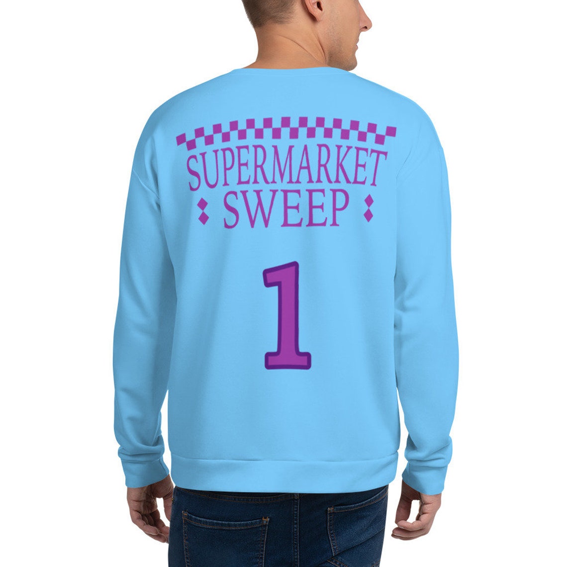 Supermarket Sweep Team Blue Unisex Sweatshirt Etsy