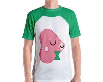 Young Couple – Omega Ruby / Alpha Sapphire Men’s T-Shirt Green