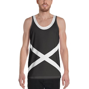 Team schedel-zon en maan Unisex Tank Top