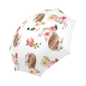 Blenheim Cavalier King Charles Spaniel umbrella, dog lover, gift, cavalier spaniel umbrella, women