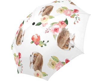 Blenheim Cavalier King Charles Spaniel umbrella, dog lover, gift, cavalier spaniel umbrella, women