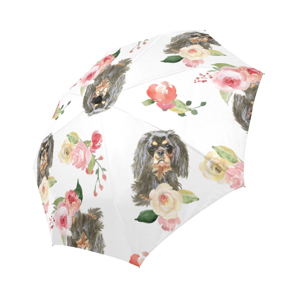 Umbrella Black and Tan Cavalier King Charles Spaniel Etsy