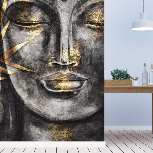 Buddha Wall Mural Yoga Studio Wall Decor Spa Wallpaper Etsy