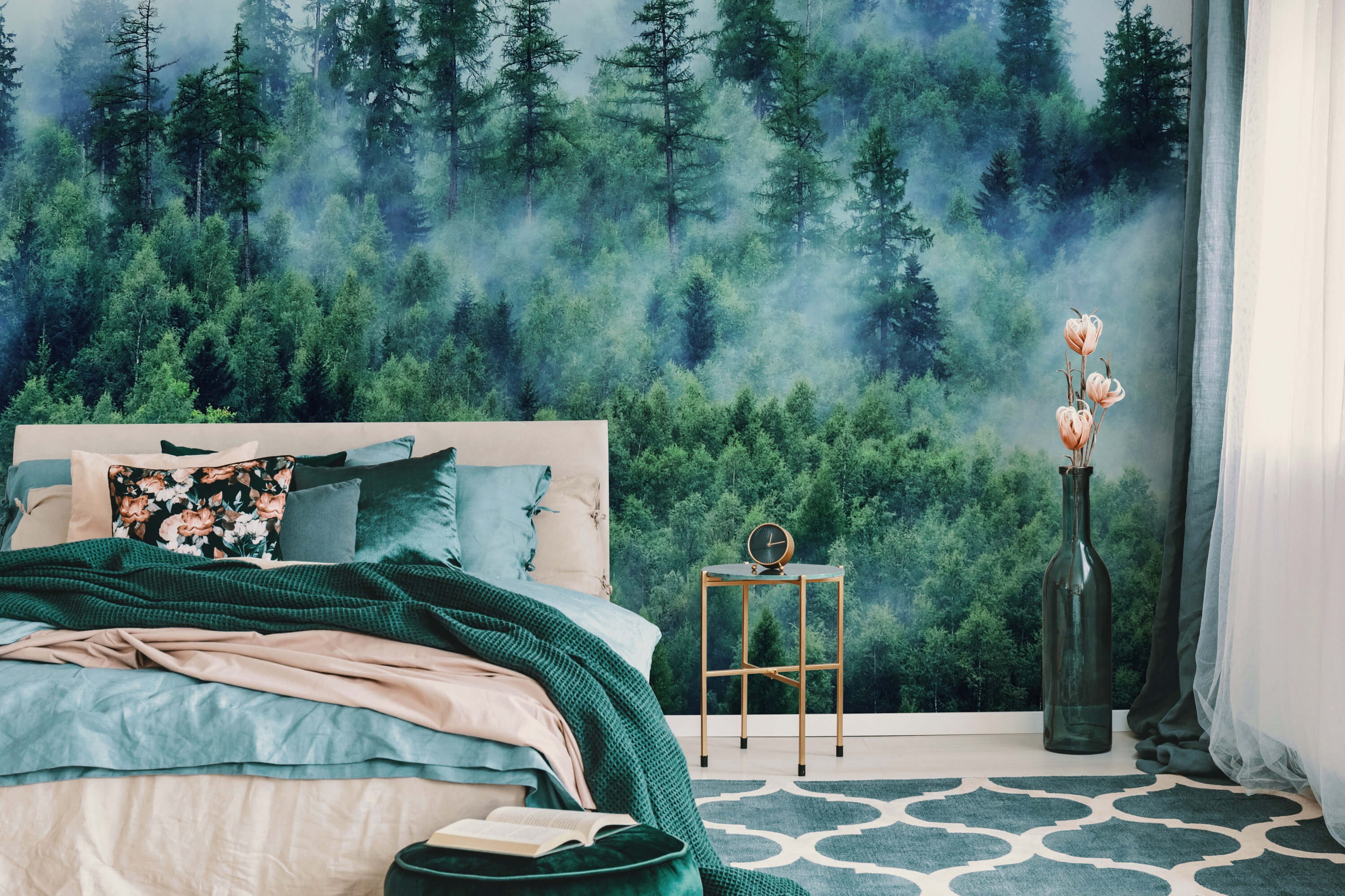 GLWYHY  Vision 3D Forest Wallpaper Bedroom India  Ubuy