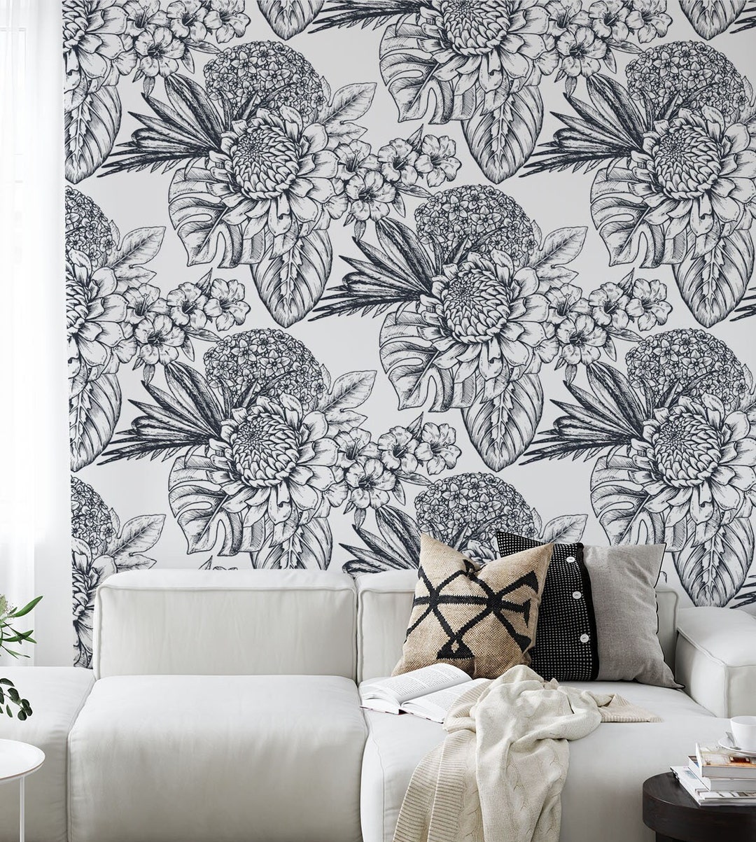 Self-adhesive Botanical Contact Paper JLHOUSE 2216 Vinyl Peel And Stick ...