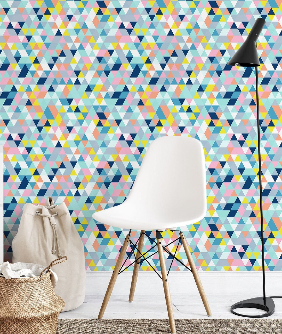Peel And Stick Geometric Wallpaper