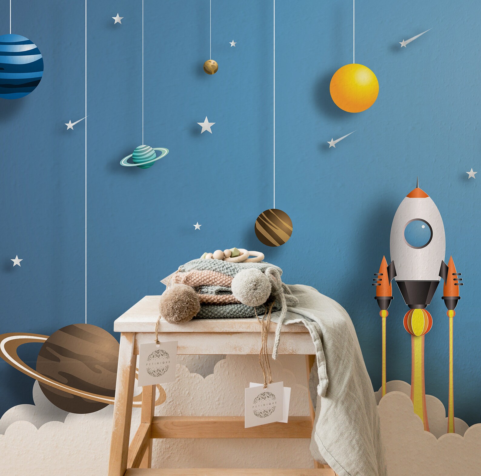 Peel & Stick Wallpaper Nursery Wallpaper for Kids Room Etsy