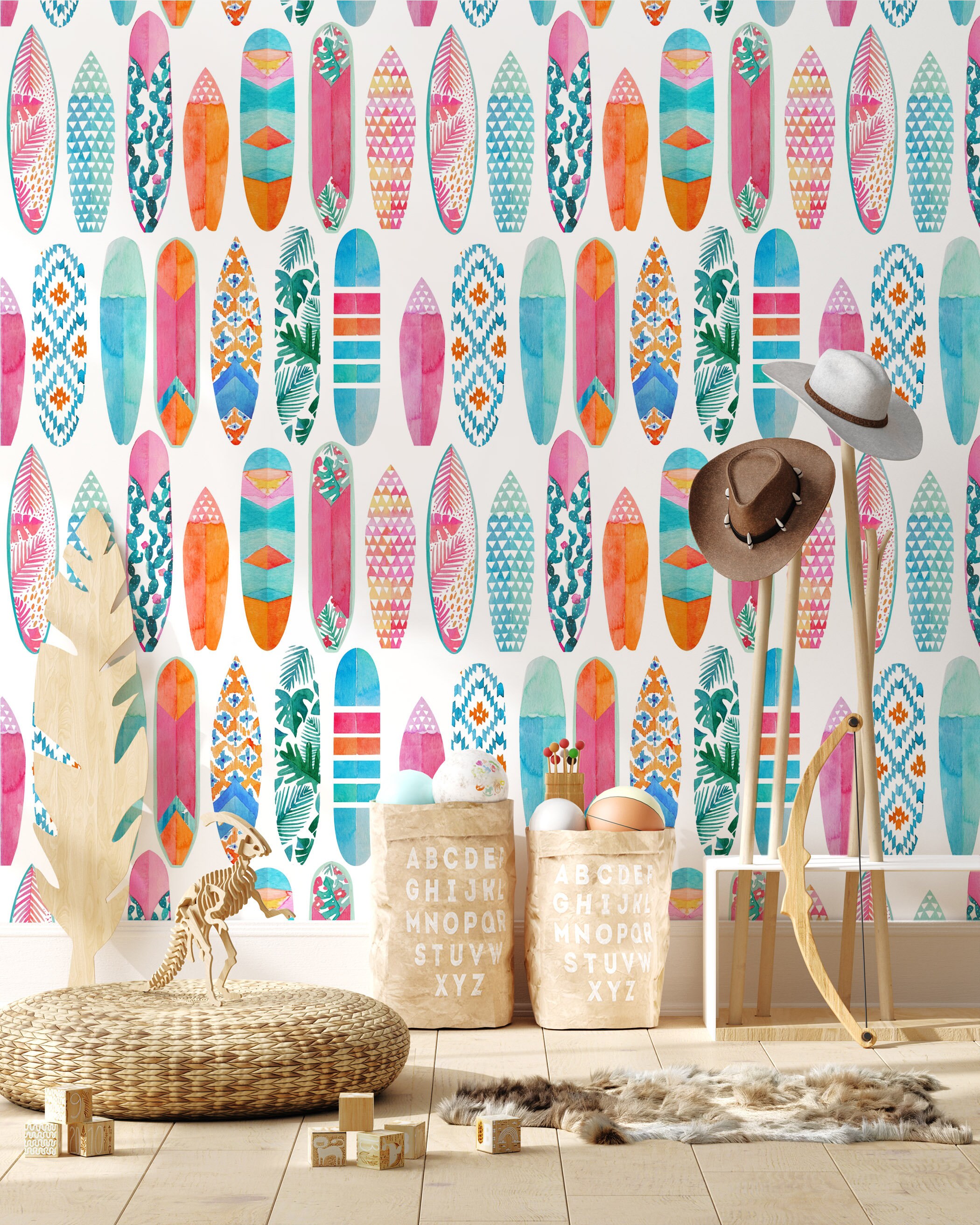 Peel and Stick Wallpaper Nursery Wallpaper Removable | Etsy