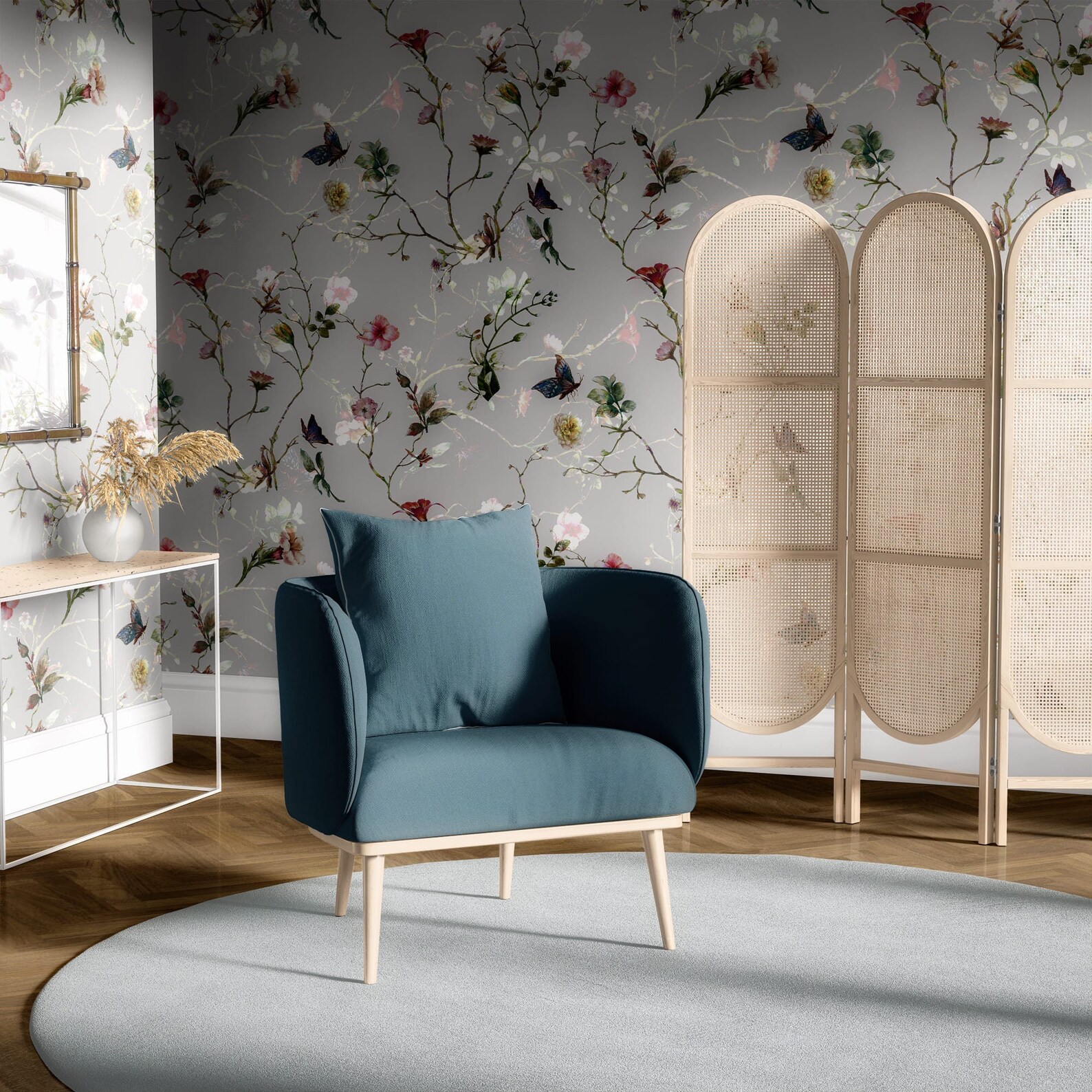 Vintage Floral Self Adhesive Wallpaper Kitchen Wall Decor Etsy UK