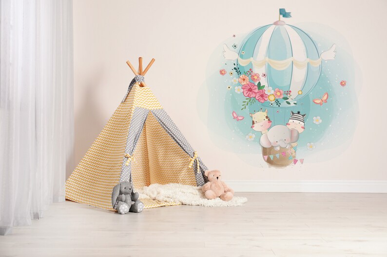 Peel & Stick Wallpaper Nursery Wallpaper for Kids Room Etsy