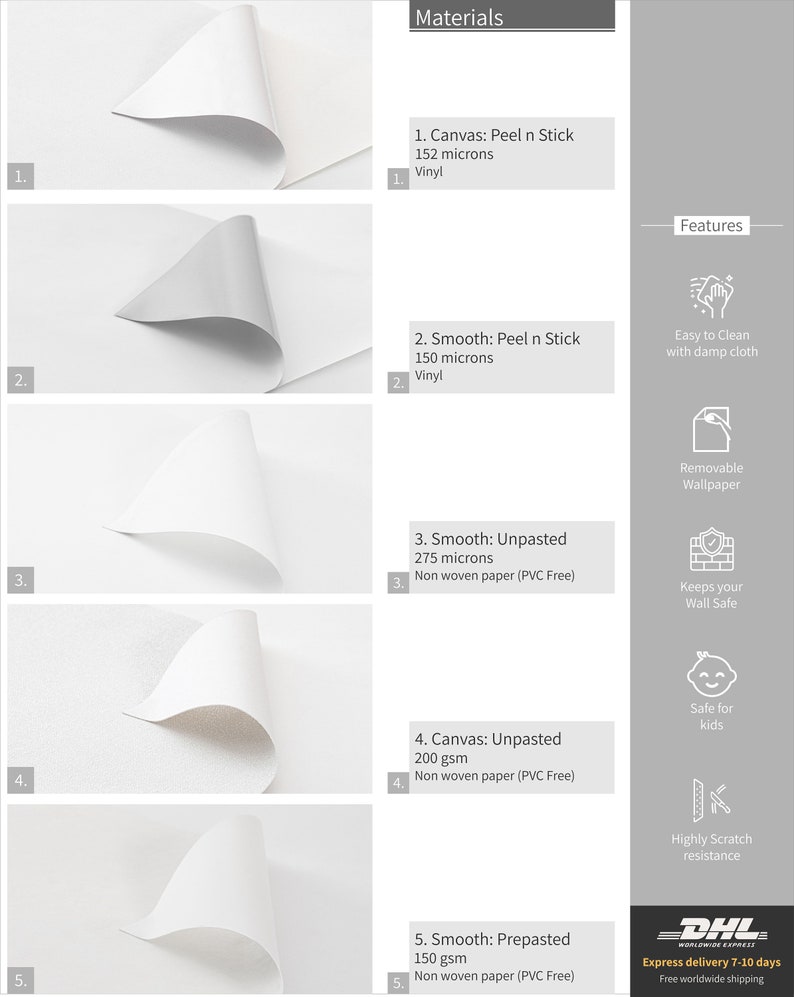 Pink and Orange Peel Stick Wallpaper, Peach Watercolor Wallpaper