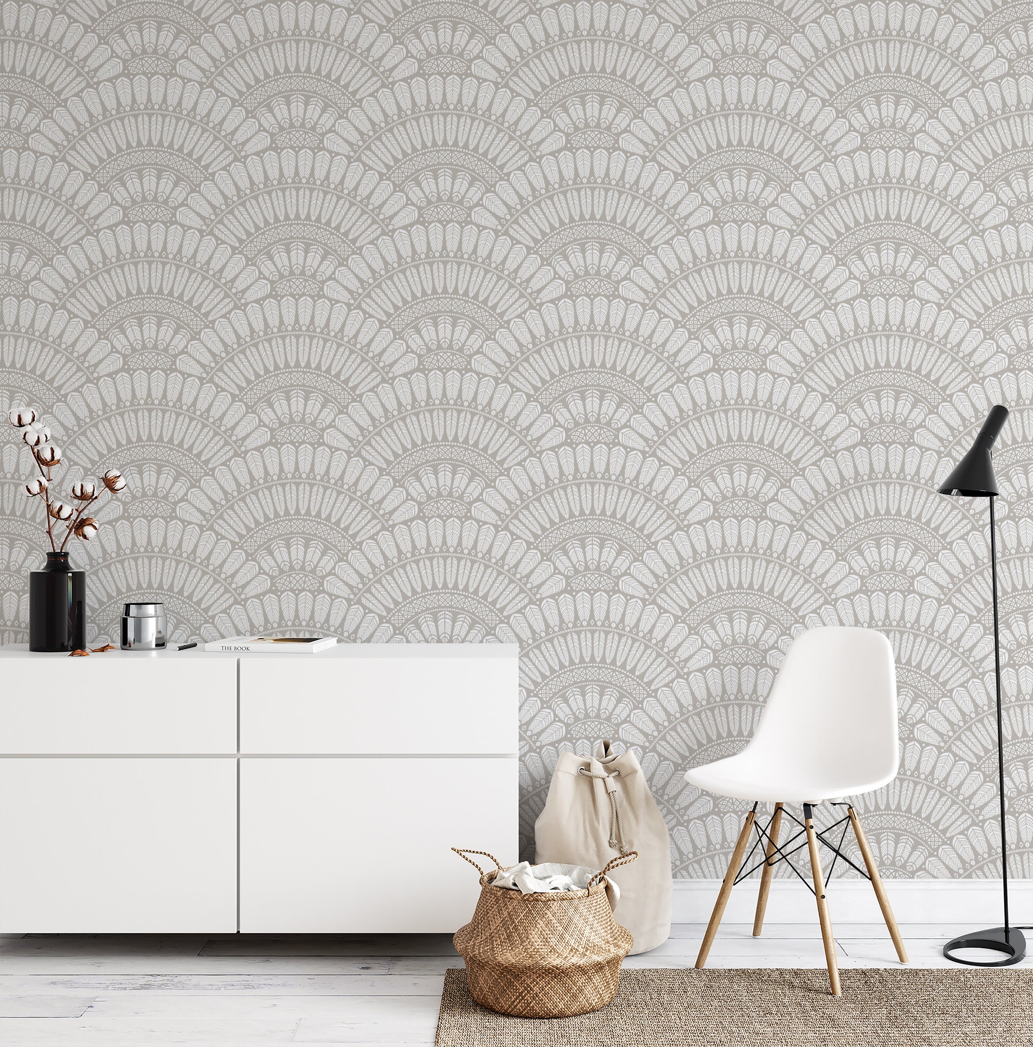 Peel and Stick Wallpaper Geometric Modern Removable Wallpaper Etsy