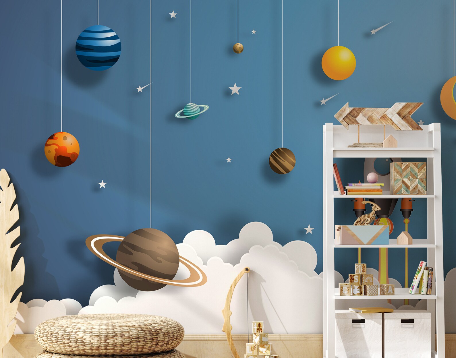 Peel & Stick Wallpaper Nursery Wallpaper for Kids Room Etsy